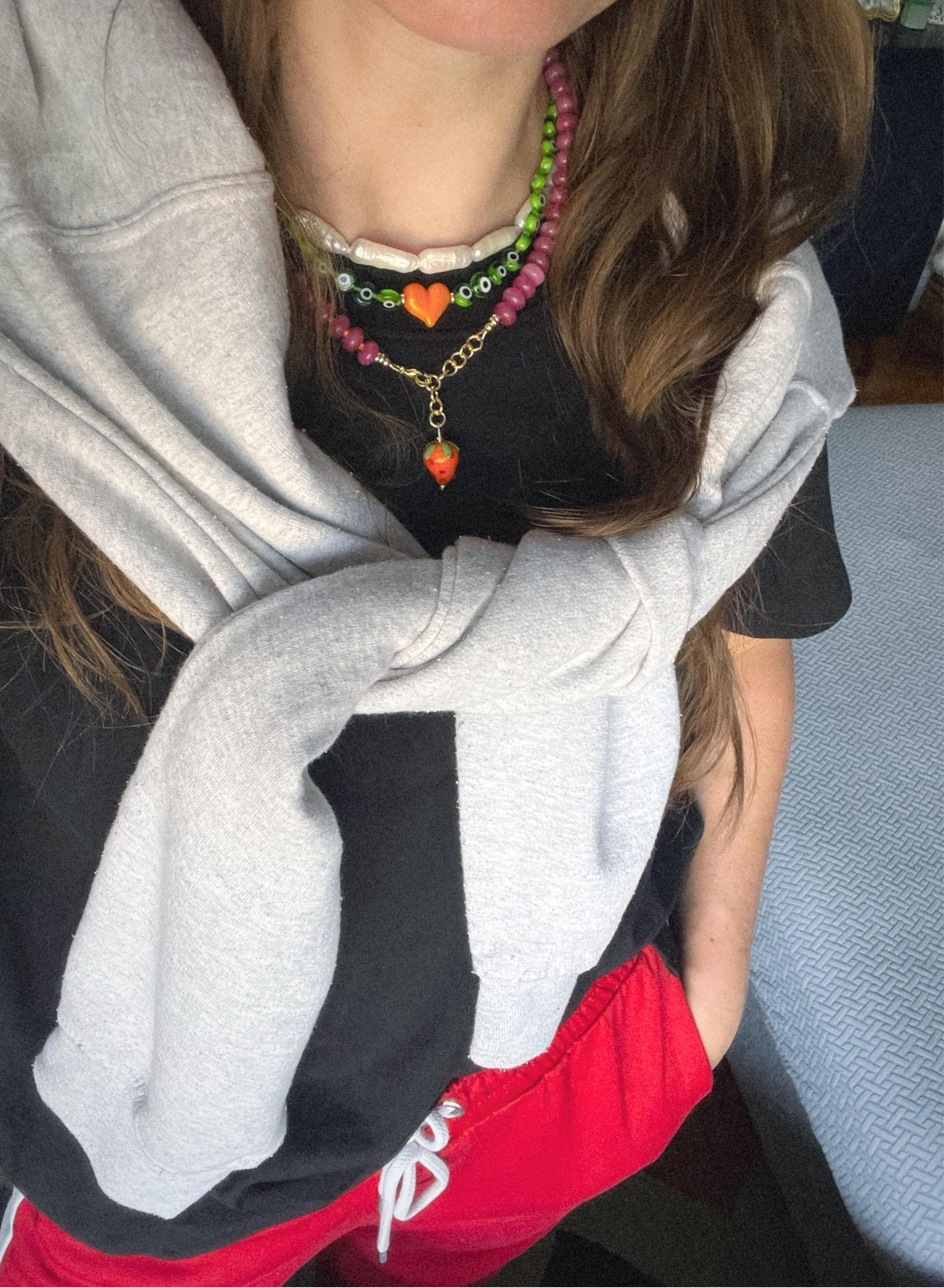 Green Evil Eye Necklace