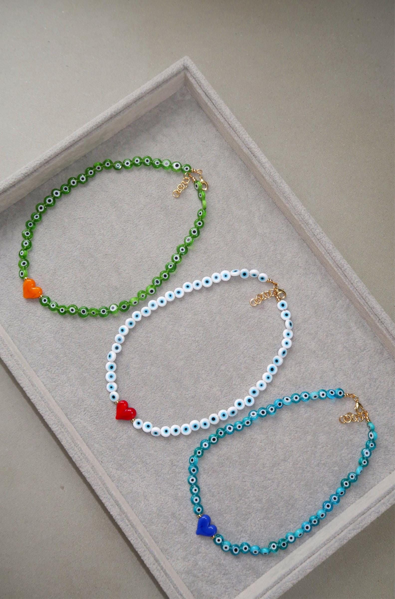 Green Evil Eye Necklace