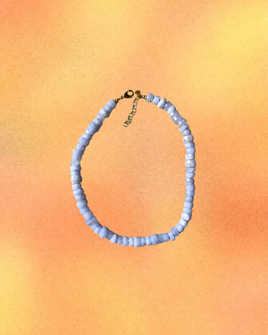 Blue Lace Chunky Necklace, 1 of 1