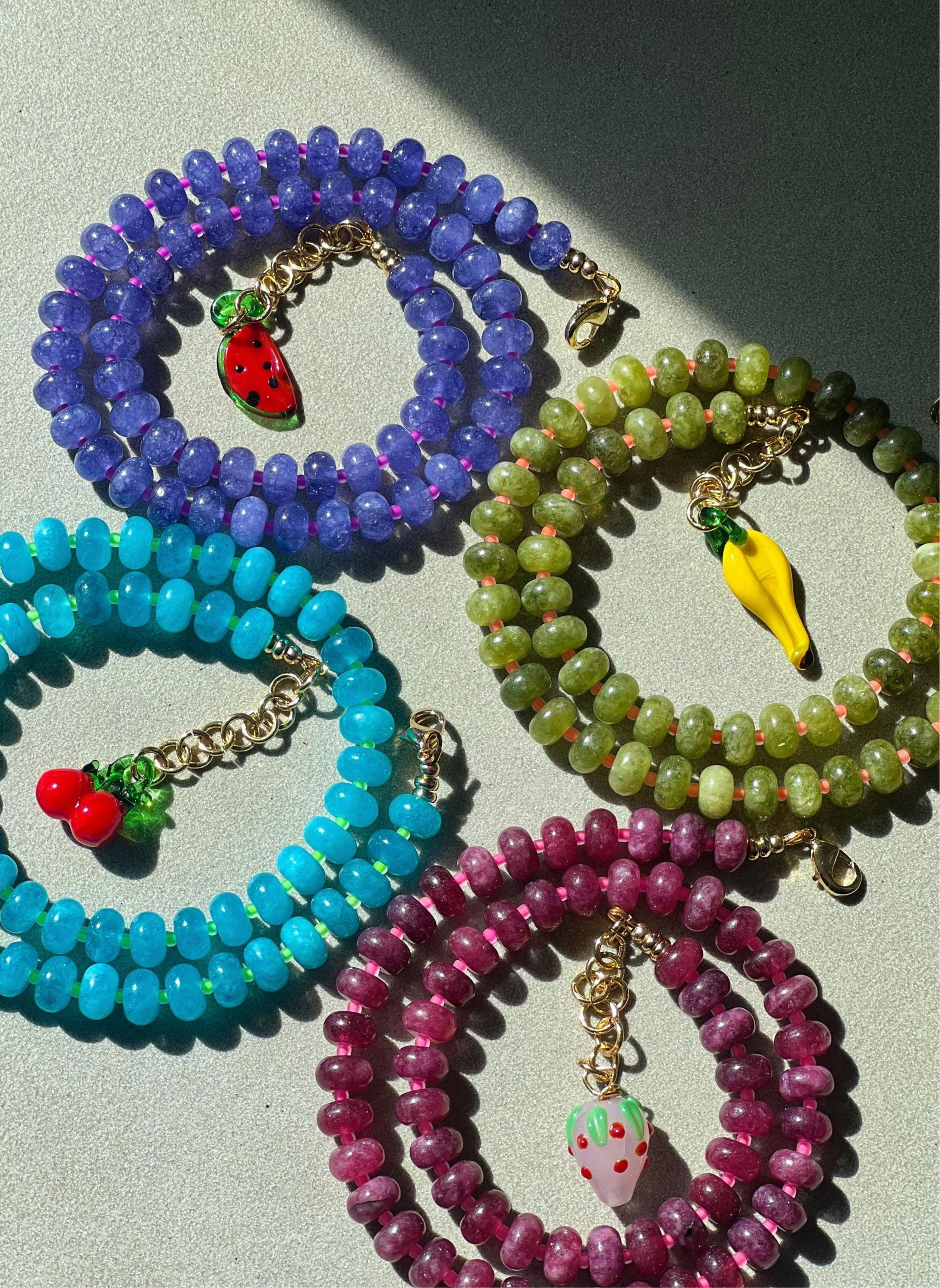 Blueberry Fizz Necklace