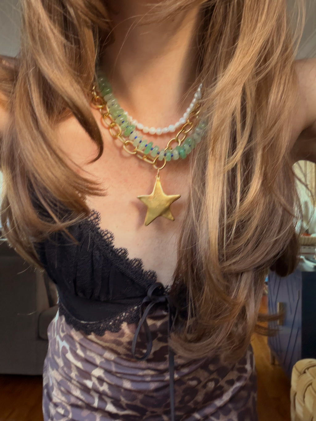 Valerie Gold Star Necklace
