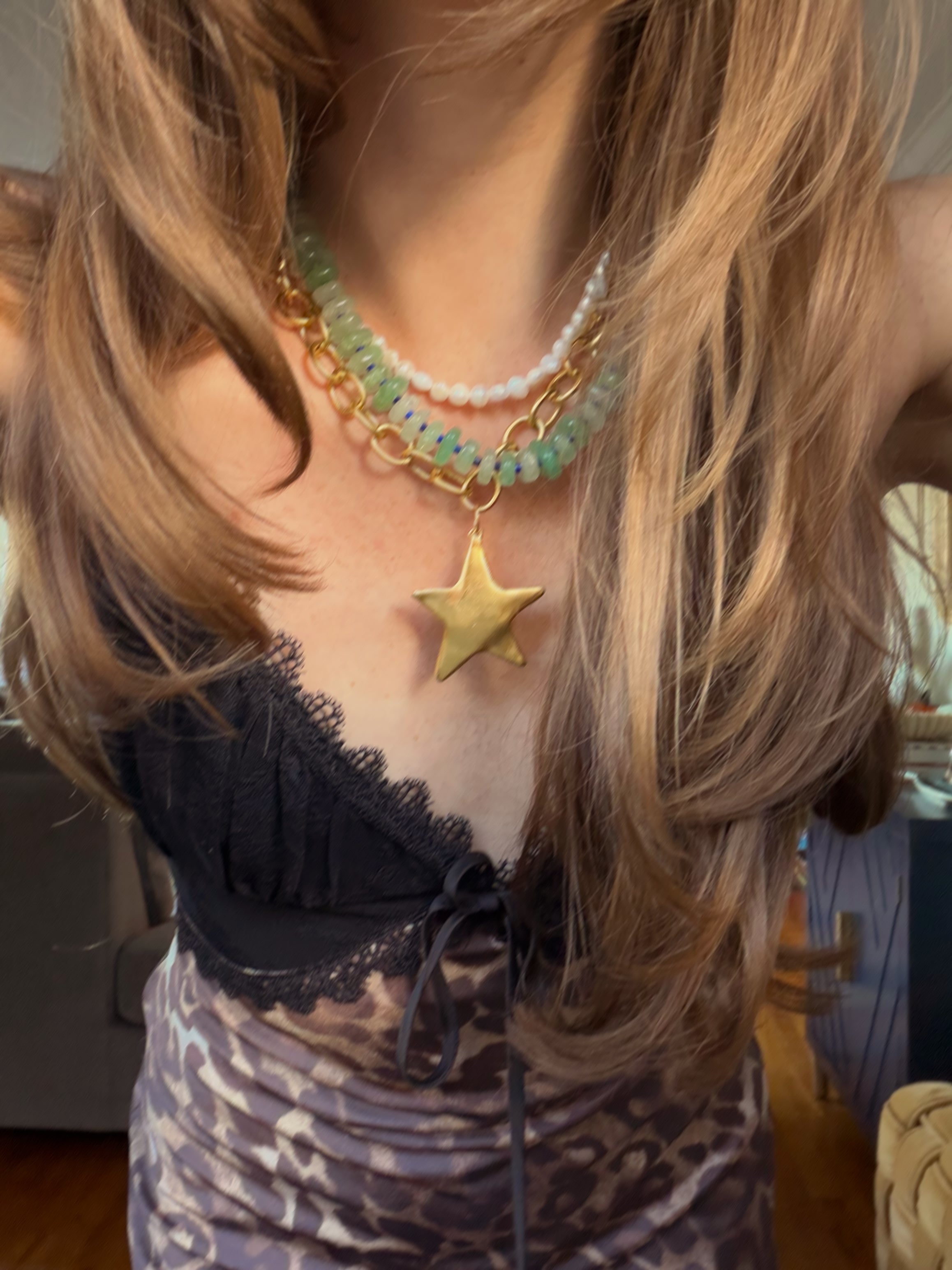Valerie Gold Star Necklace