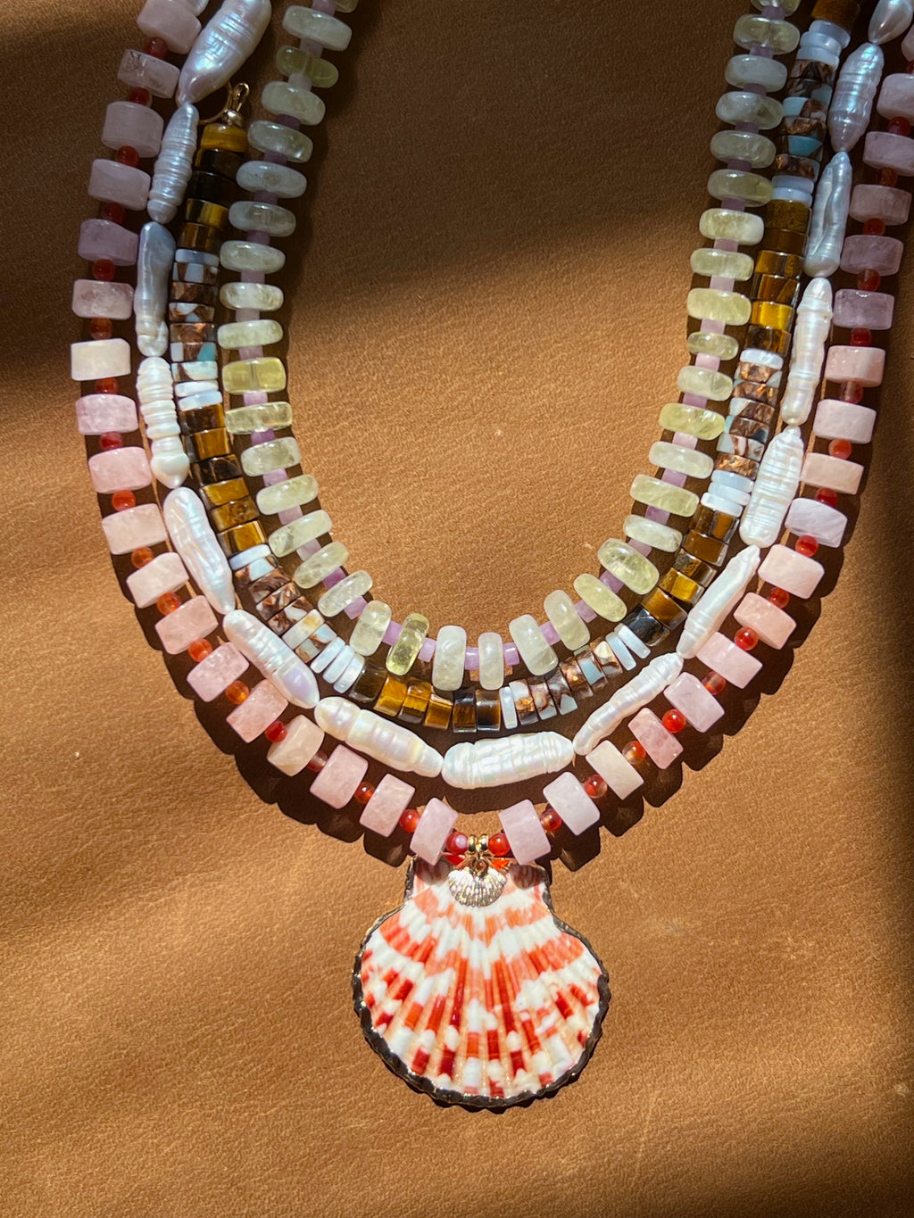 Lemon Quartz Necklace