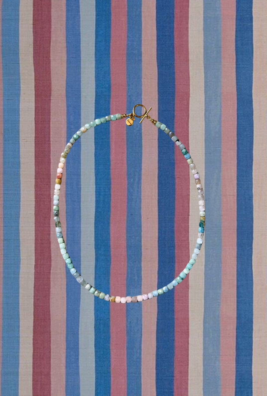 Ice Blue Gems Necklace