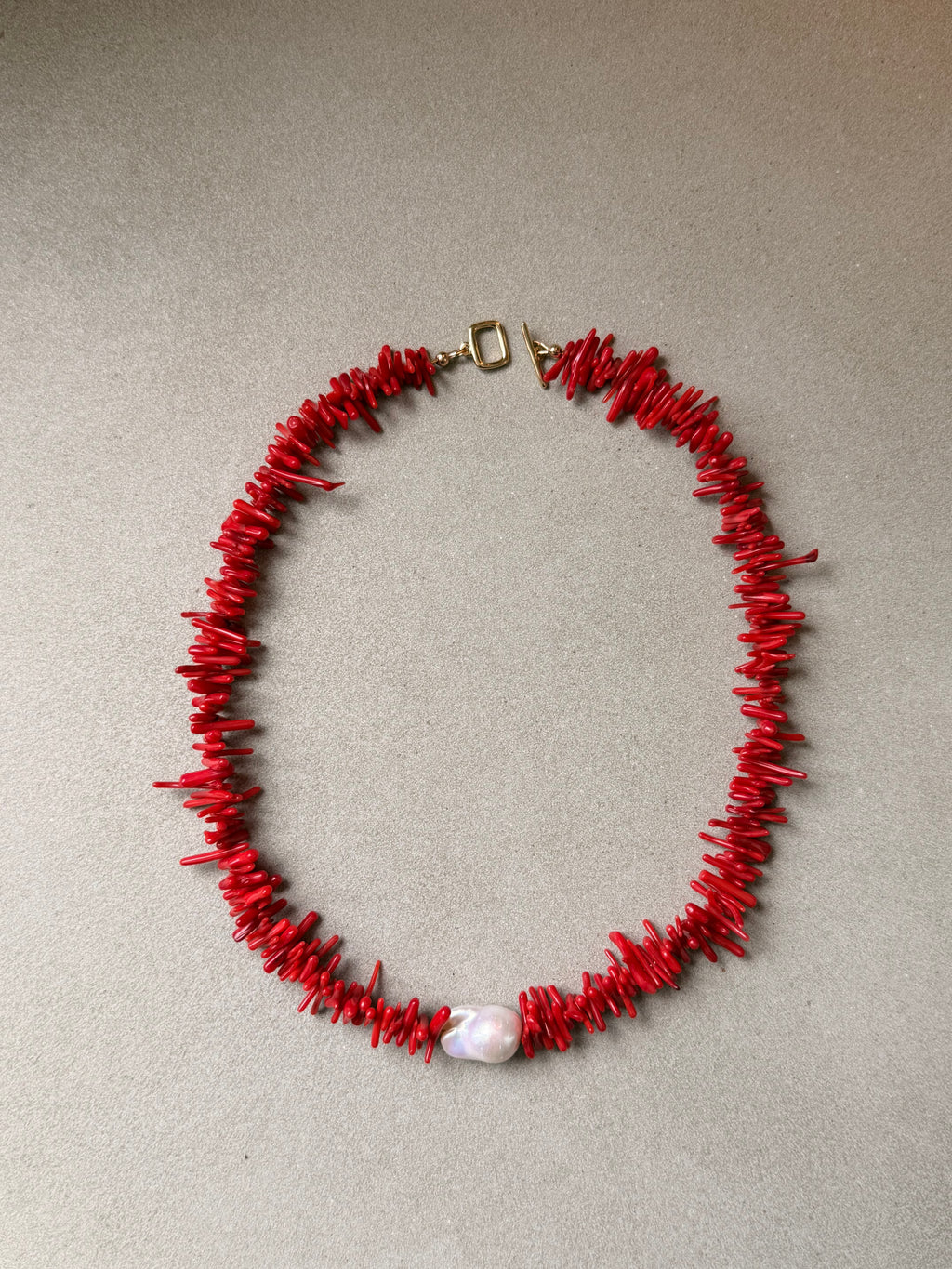 Red Coral Necklace, 1 of 1