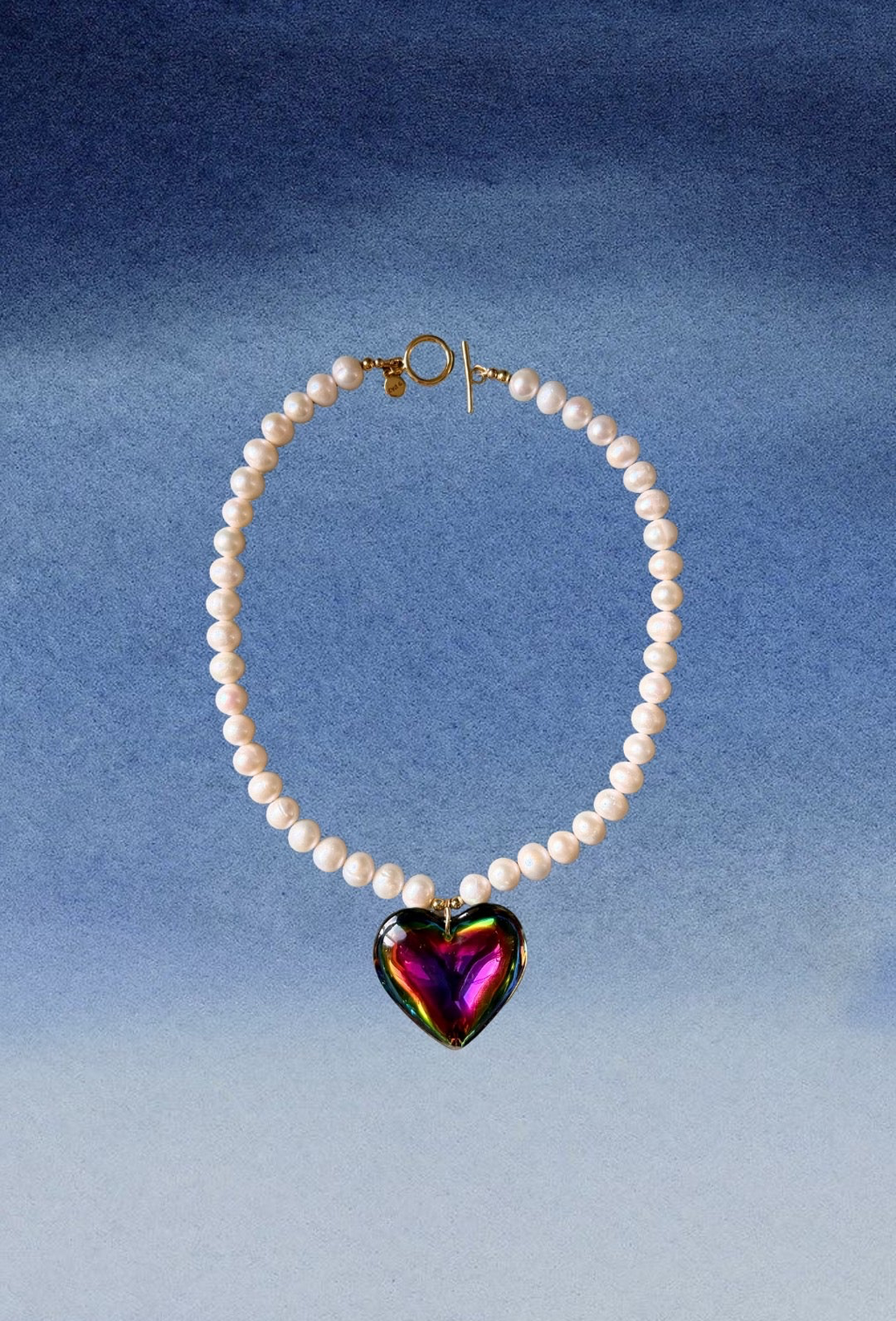 Disco Heart Necklace, 1 of 1