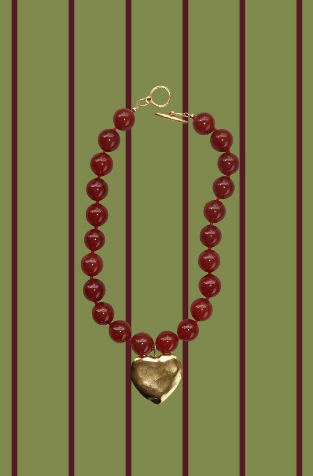 Soleil Gold Heart Necklace