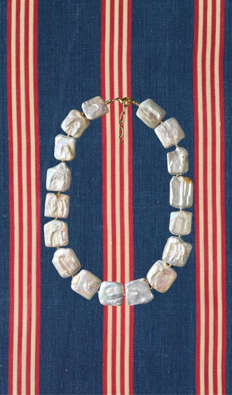 Square Pearl Necklace