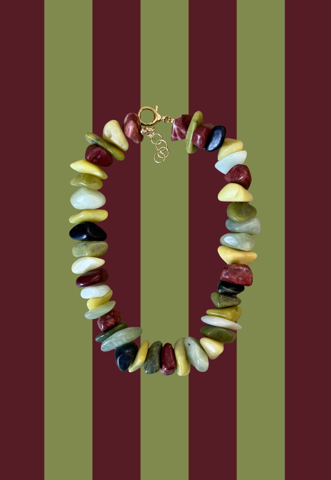 Chunky Earth Stone Necklace