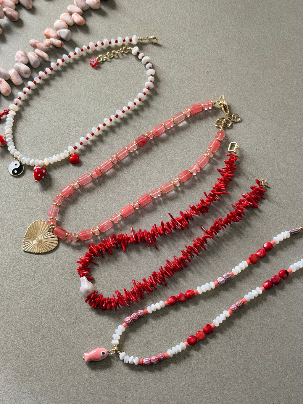 Red Coral Necklace, 1 of 1