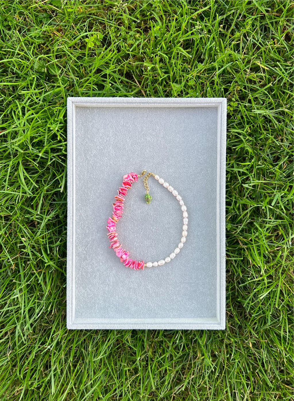 Pearly Pink Necklace