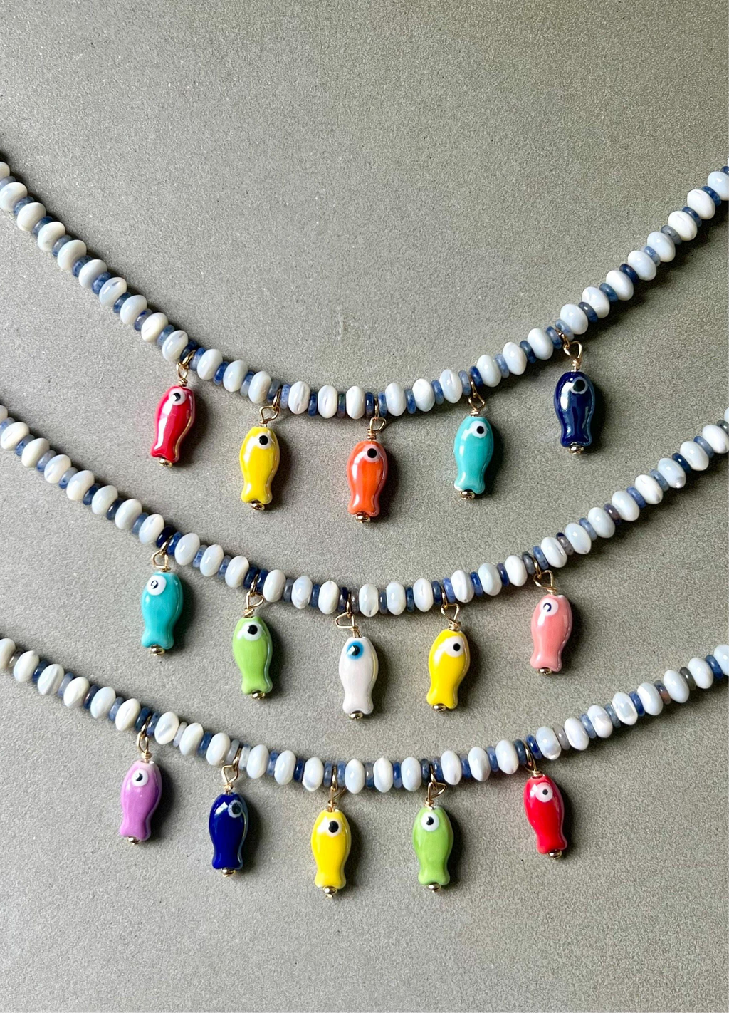 Rainbow Fish Necklace