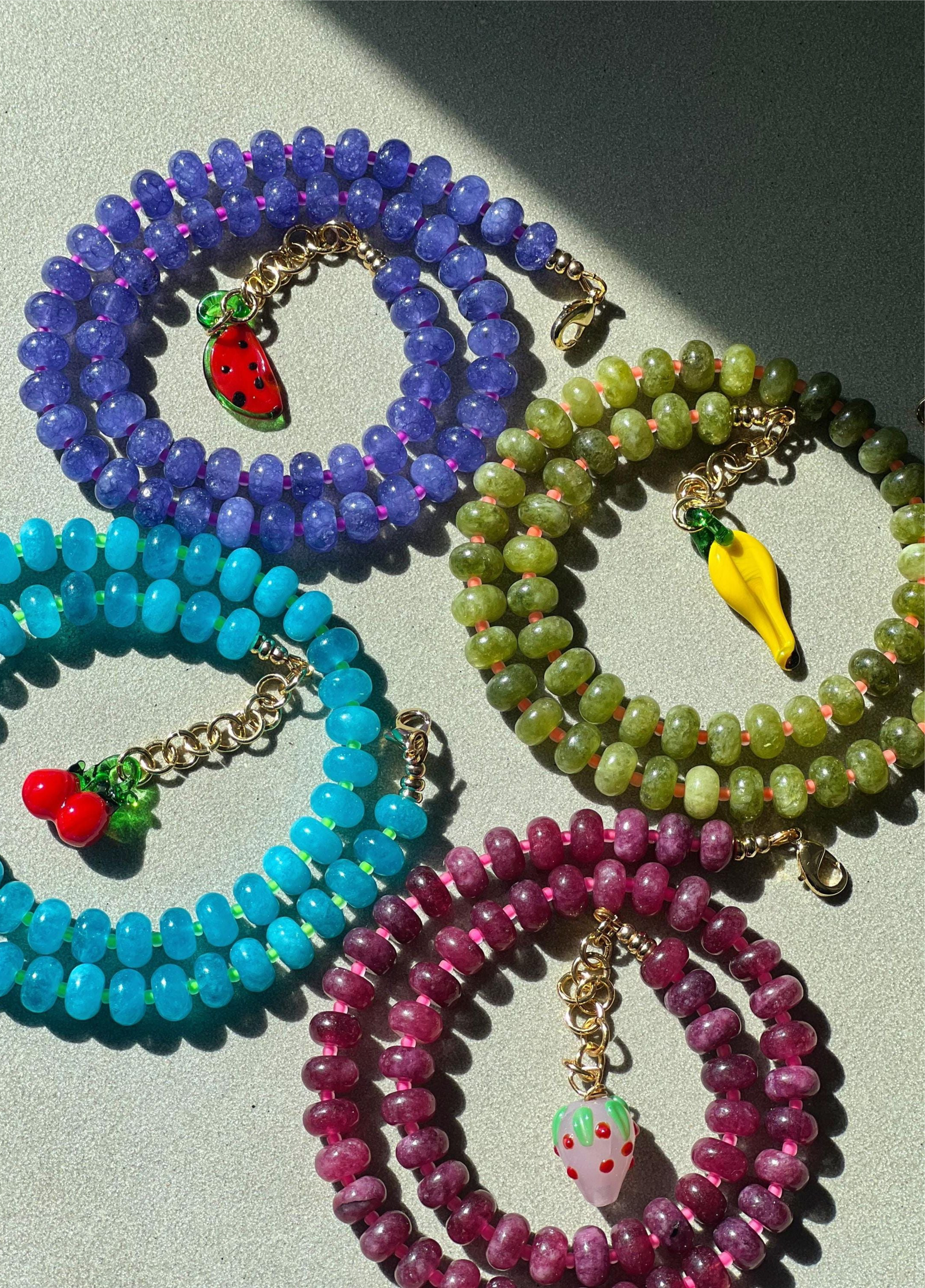 Purple Passion Fruit Necklace