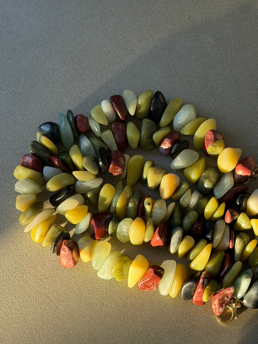 Chunky Earth Stone Necklace