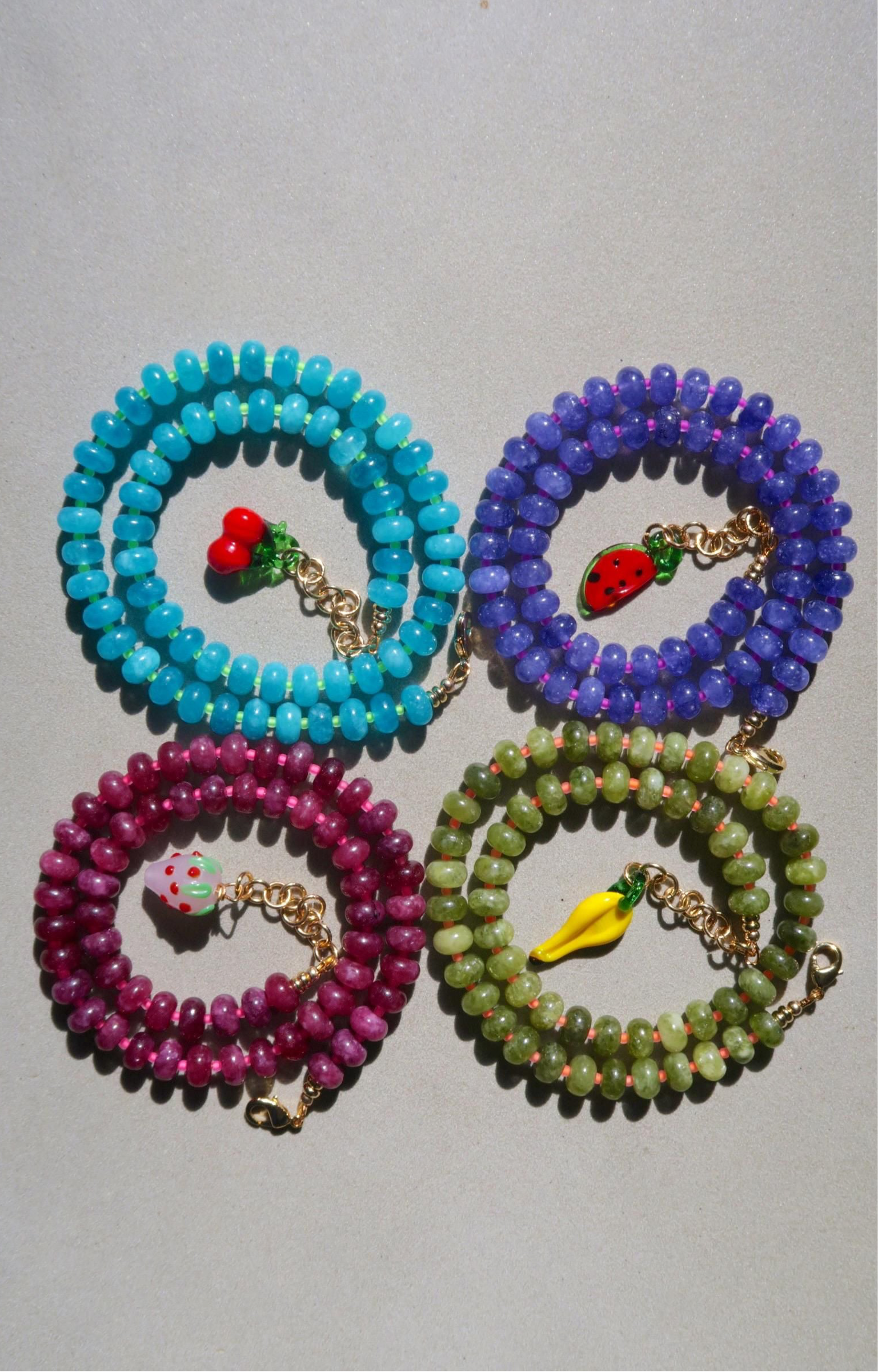 Purple Passion Fruit Necklace