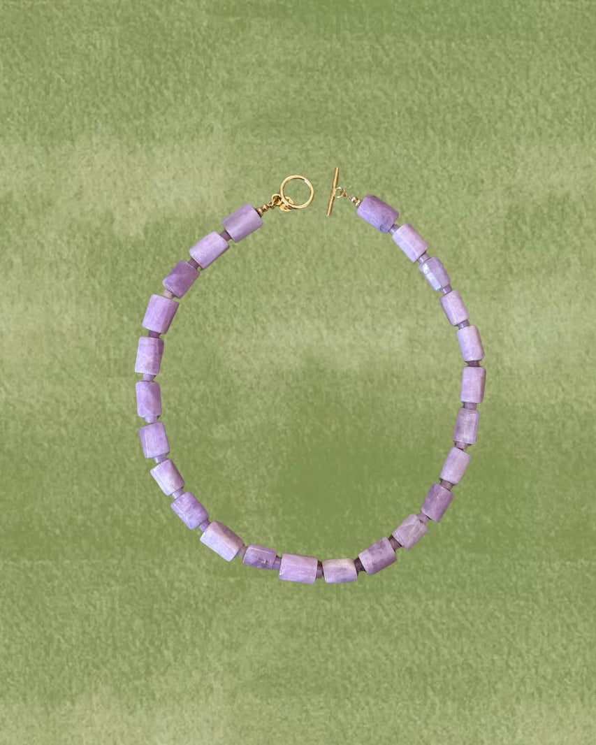 Lavender Tube Necklace, 1 of 1