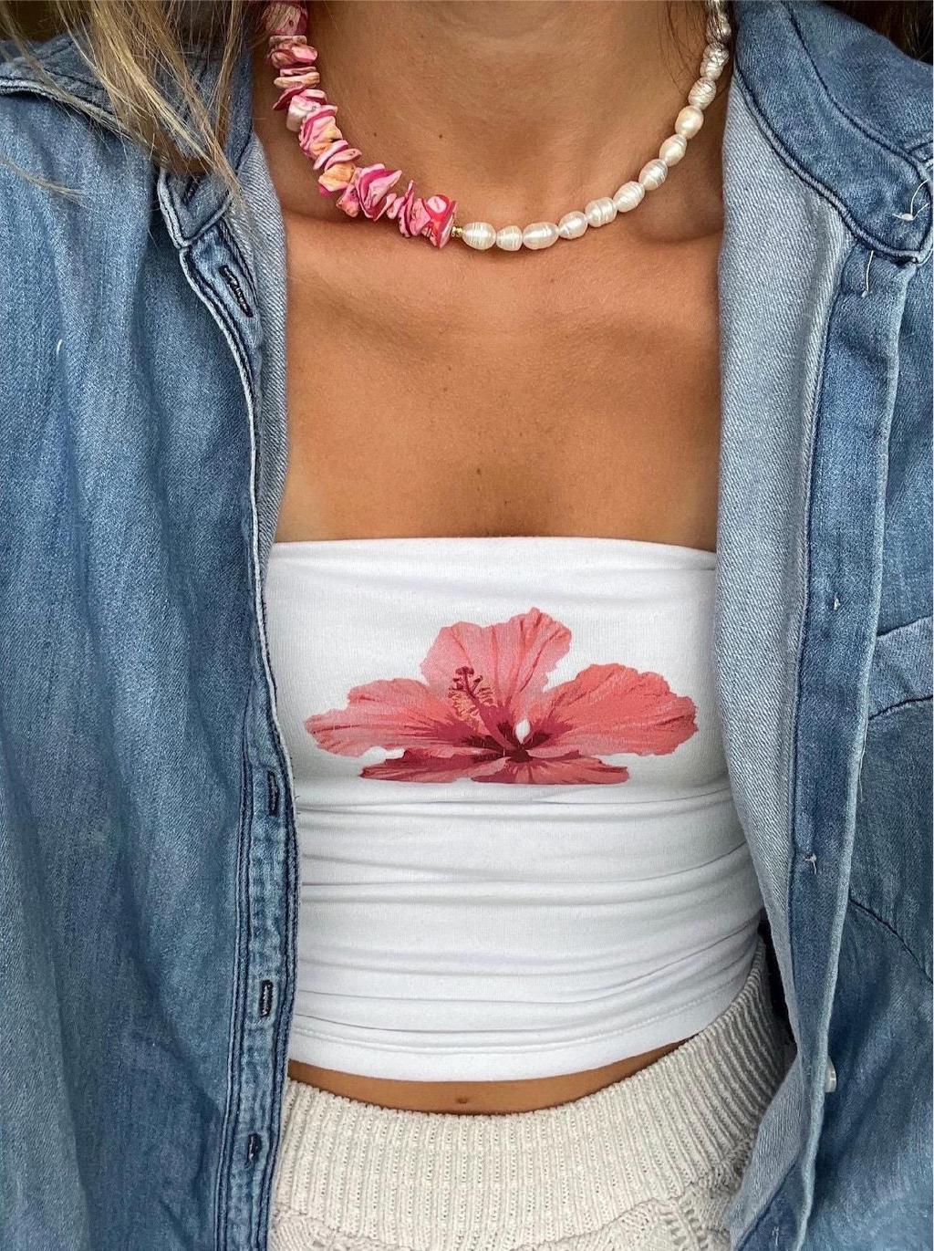 Pearly Pink Necklace