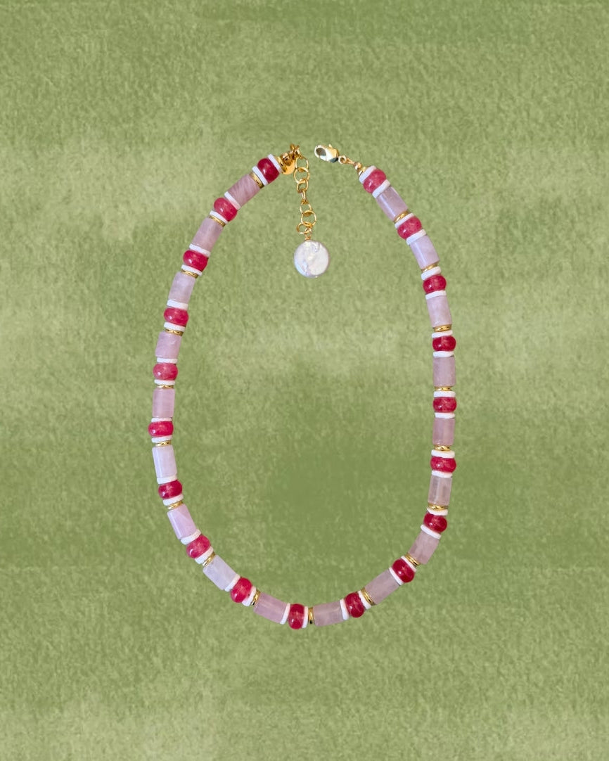 Pink Starburst Necklace, 1 of 1