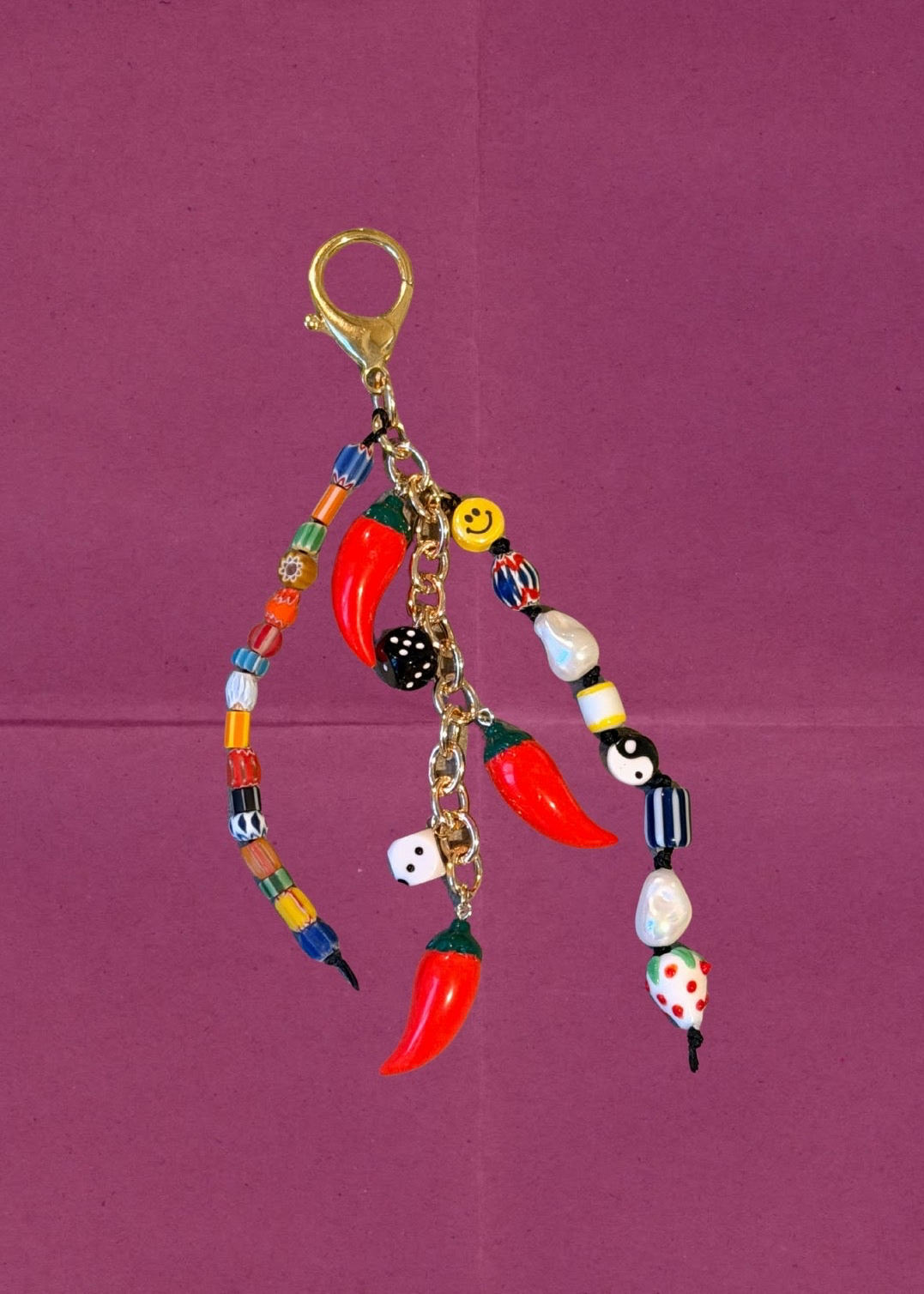 Spicy Chili Pepper Bag Charm