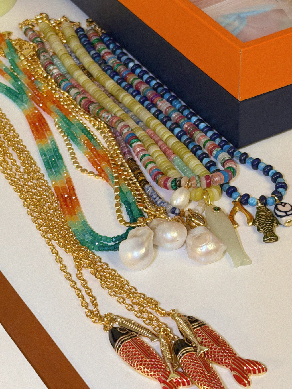 Baroque Pearl Drop Necklace