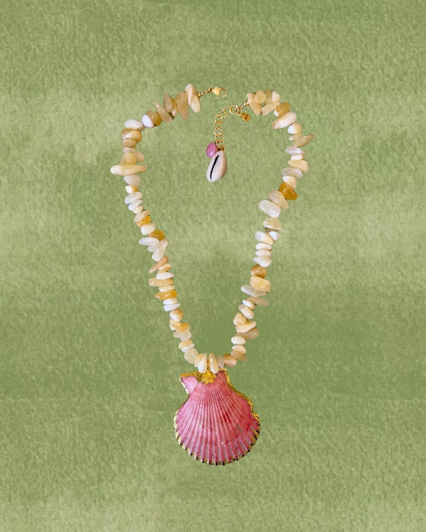 Pink and Yellow Shell, 1 of 1