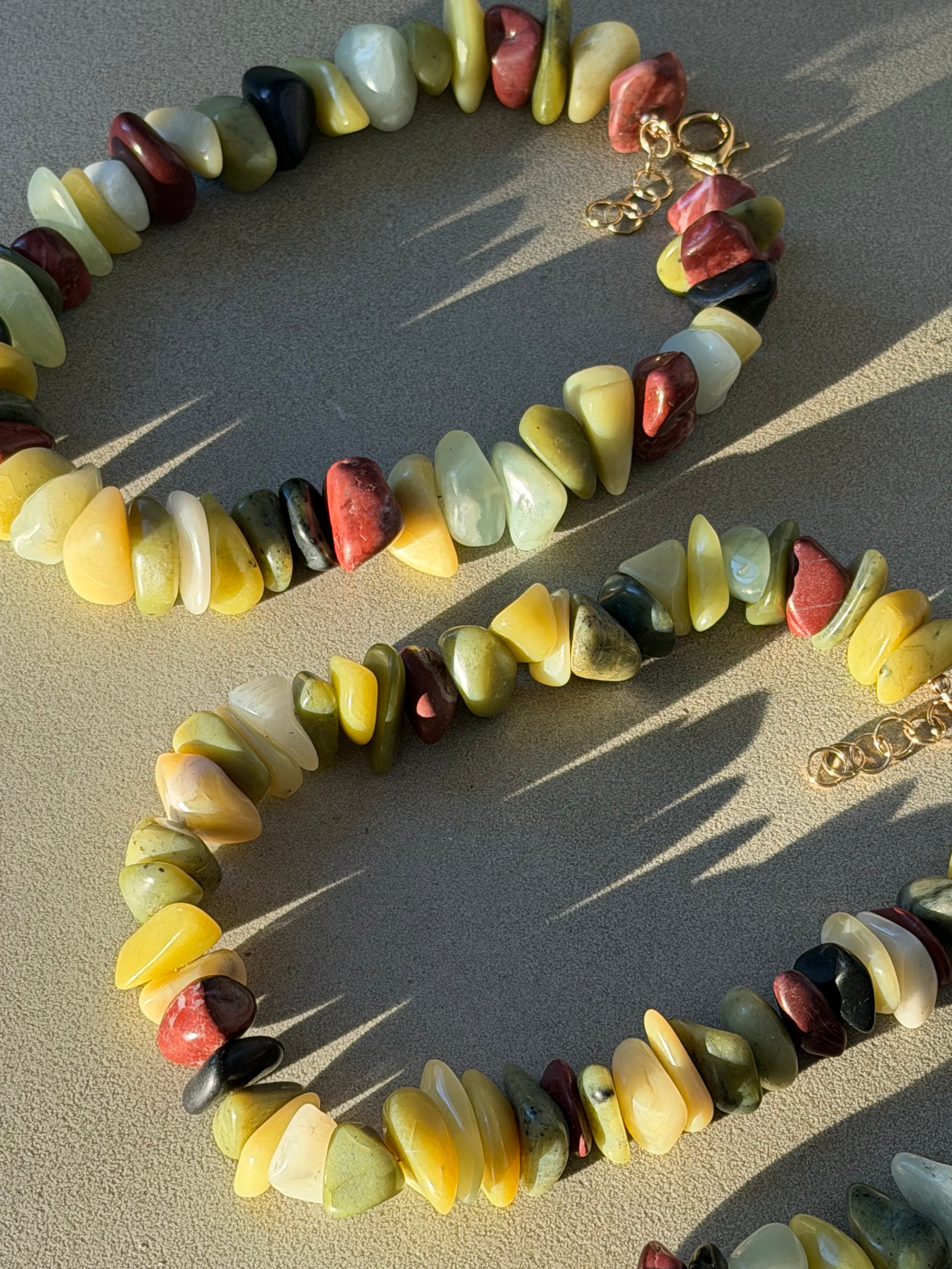 Chunky Earth Stone Necklace