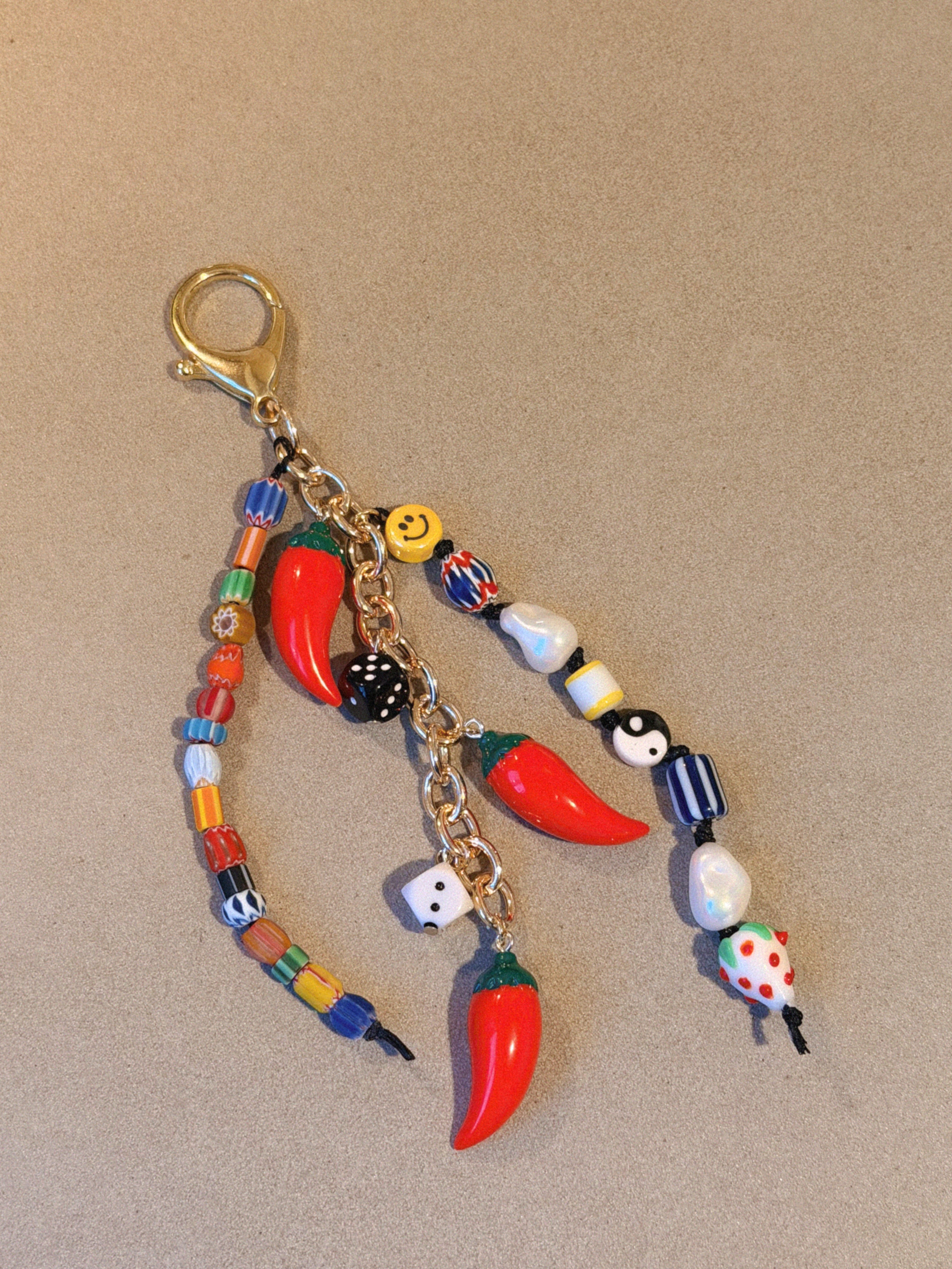 Spicy Chili Pepper Bag Charm