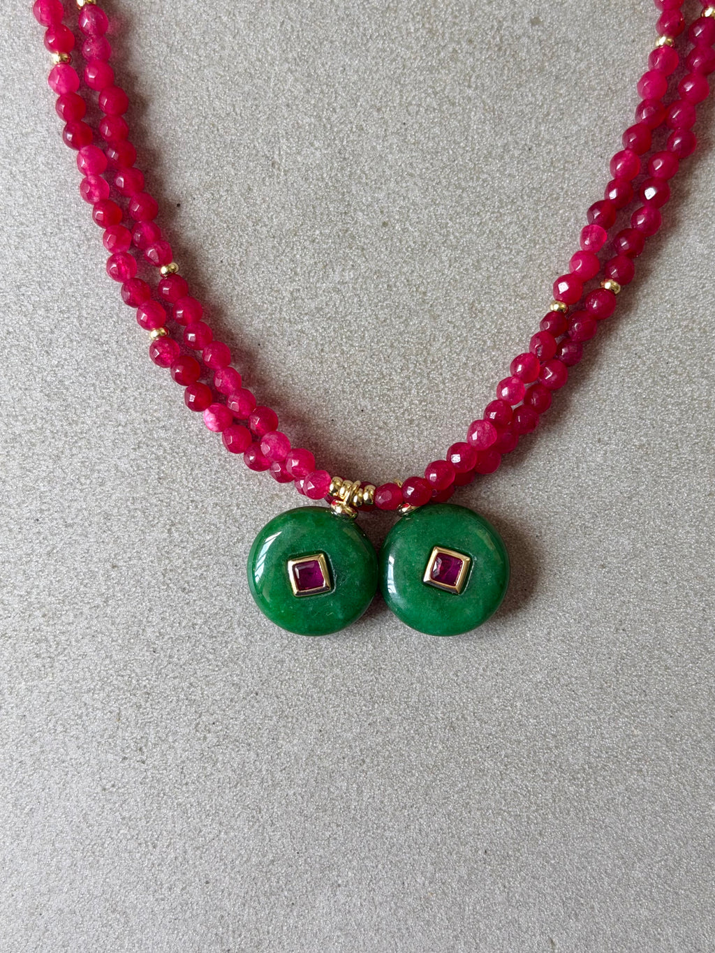 Watermelon Gems Necklace