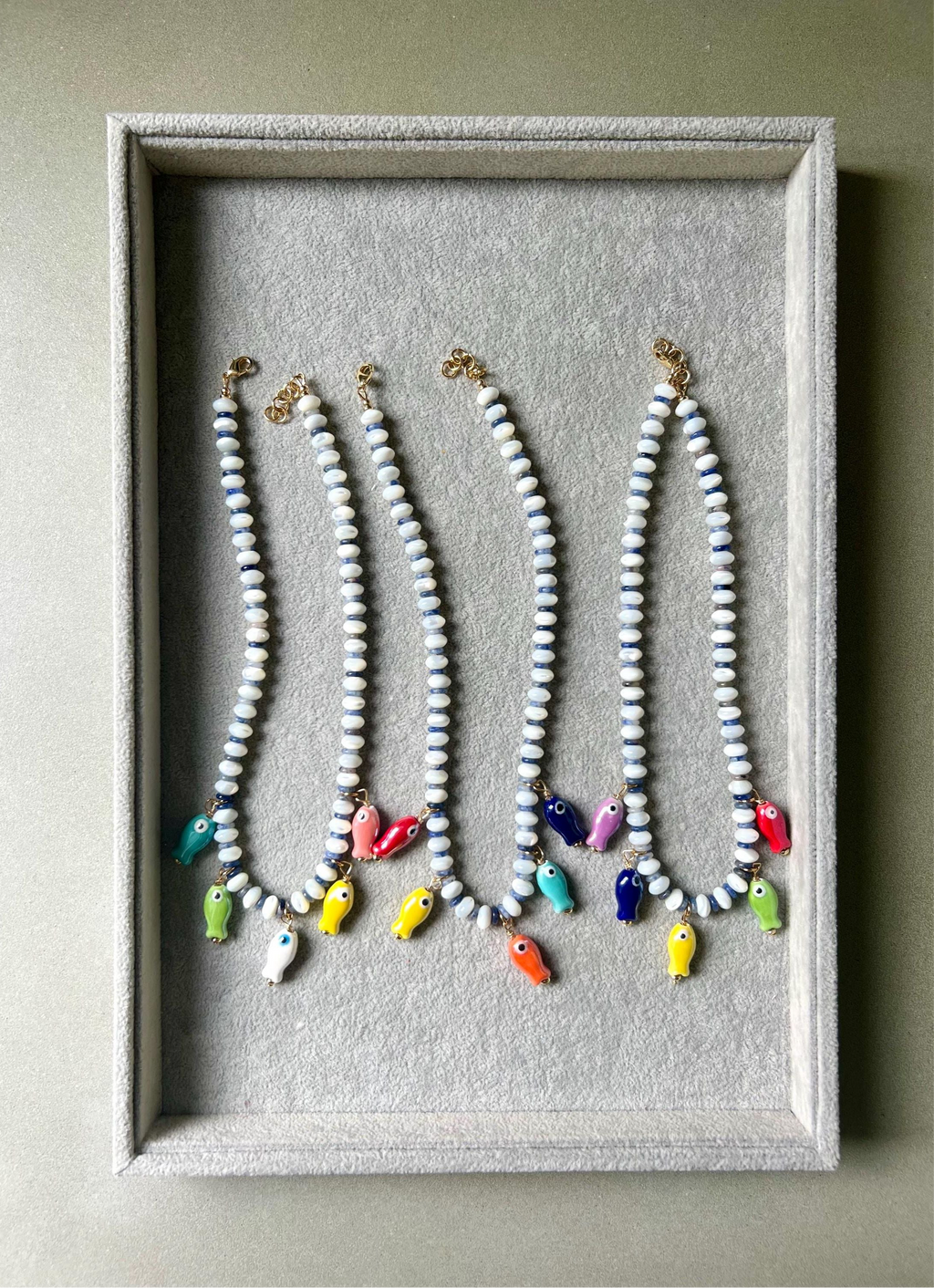 Rainbow Fish Necklace