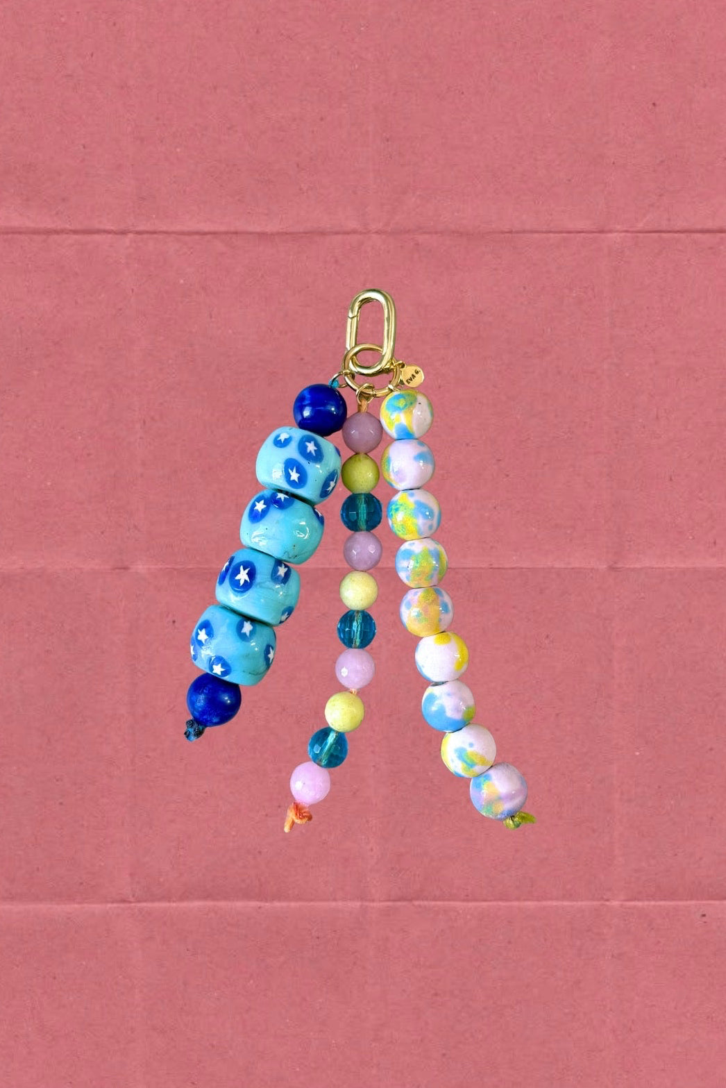 Cotton Candy Stars Bag Charm