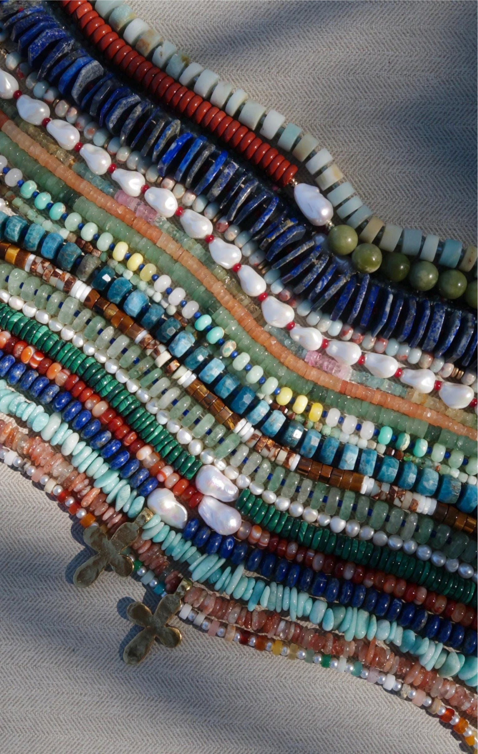 Blue Lapis Ziggy Necklace