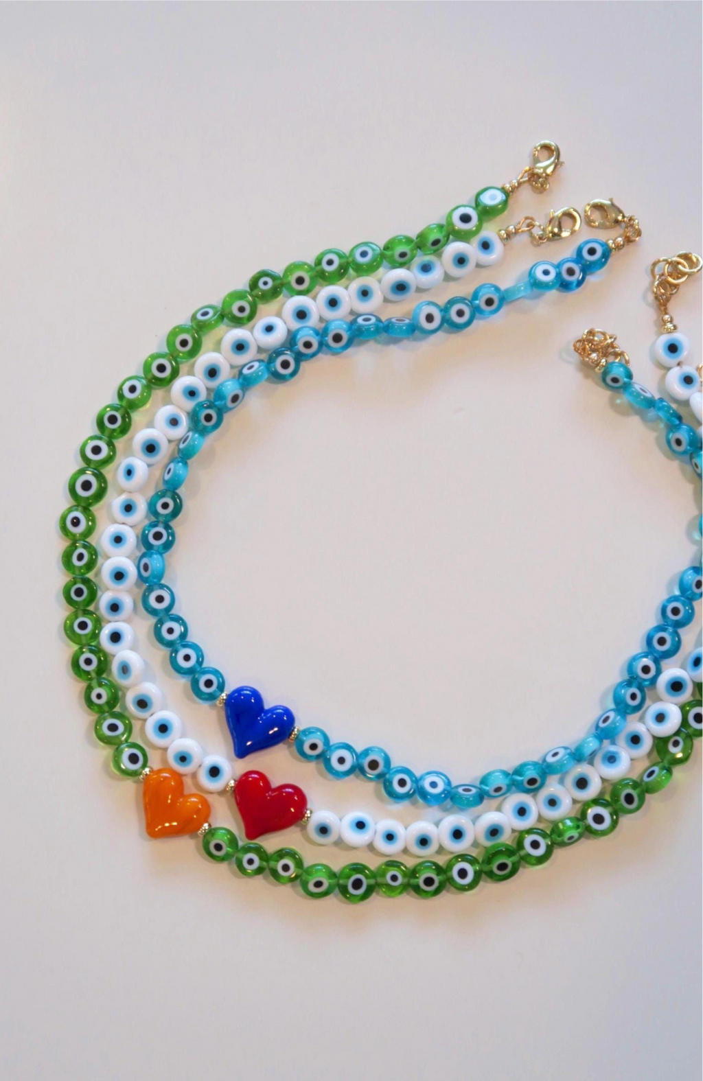 Green Evil Eye Necklace