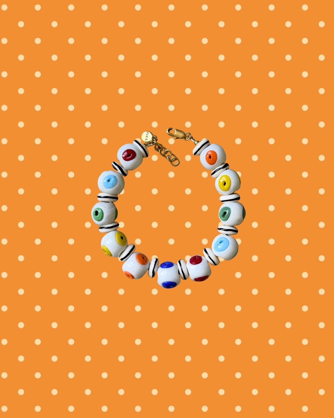 White Evil Eye Bracelet