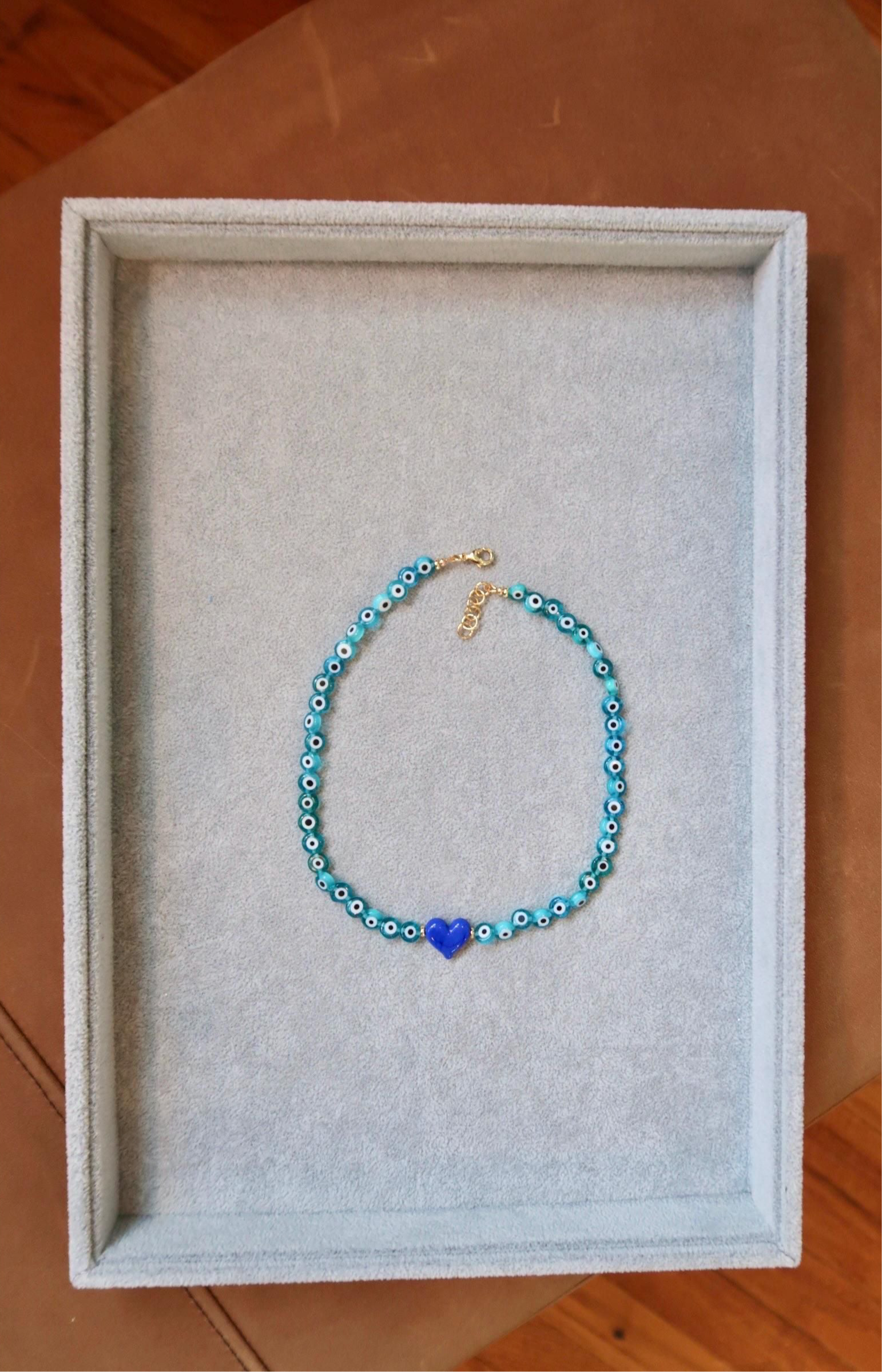 Light Blue Evil Eye Necklace