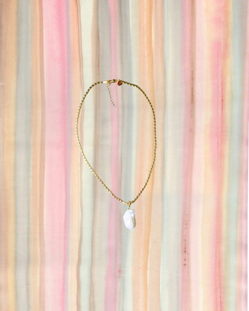 Baroque Pearl Drop Necklace