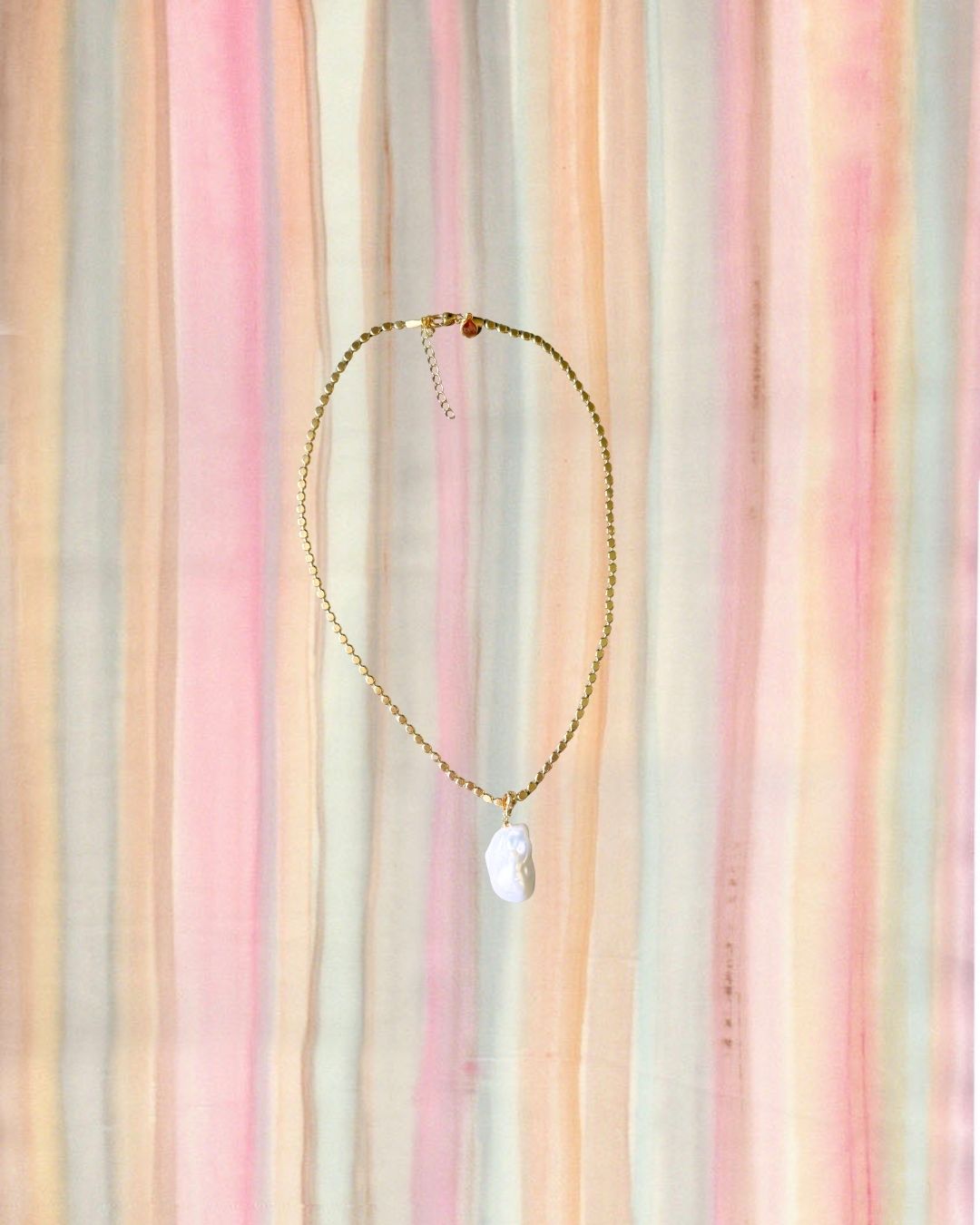 Baroque Pearl Drop Necklace