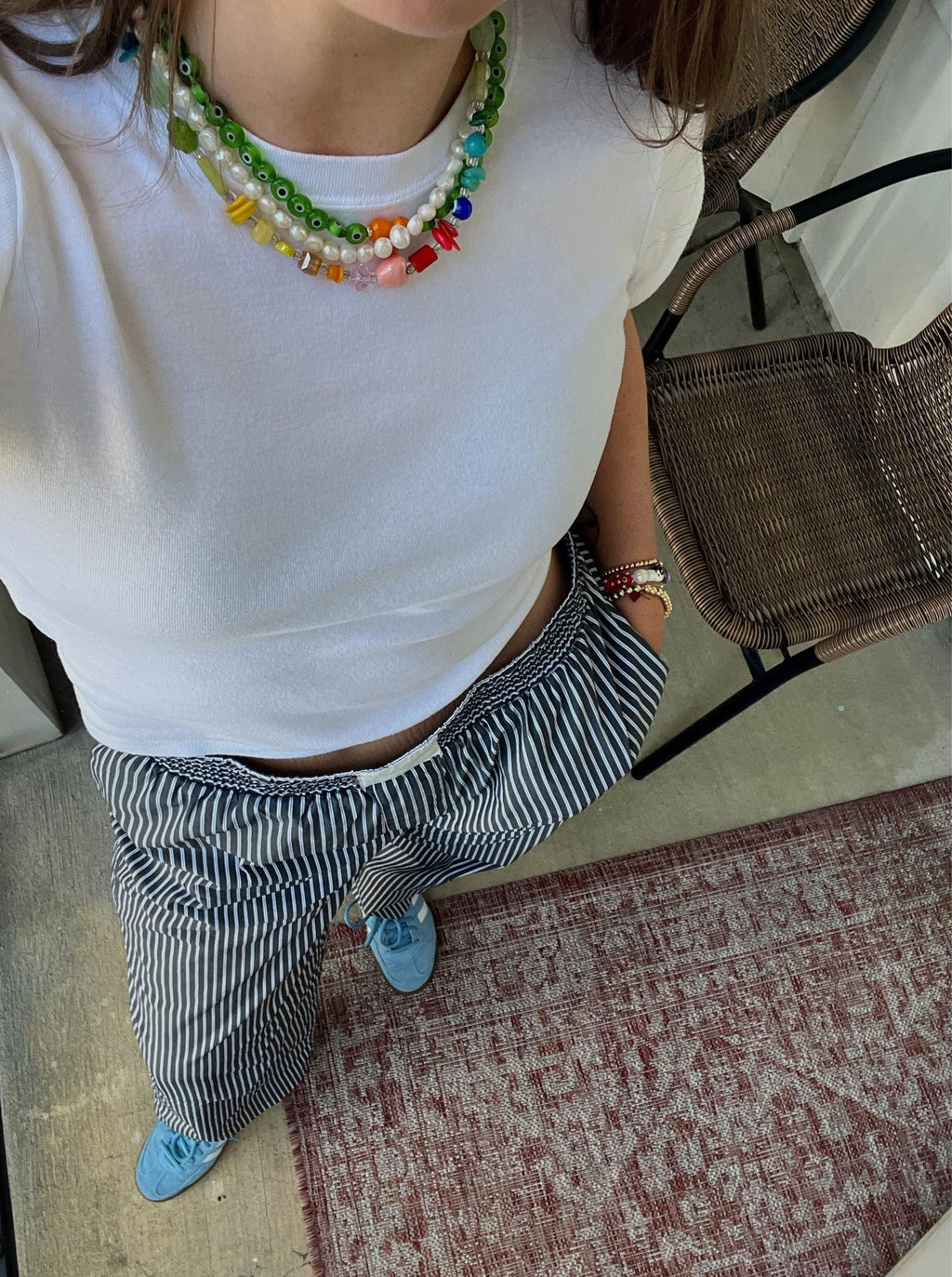 Prismatic Mixed Bead Necklace