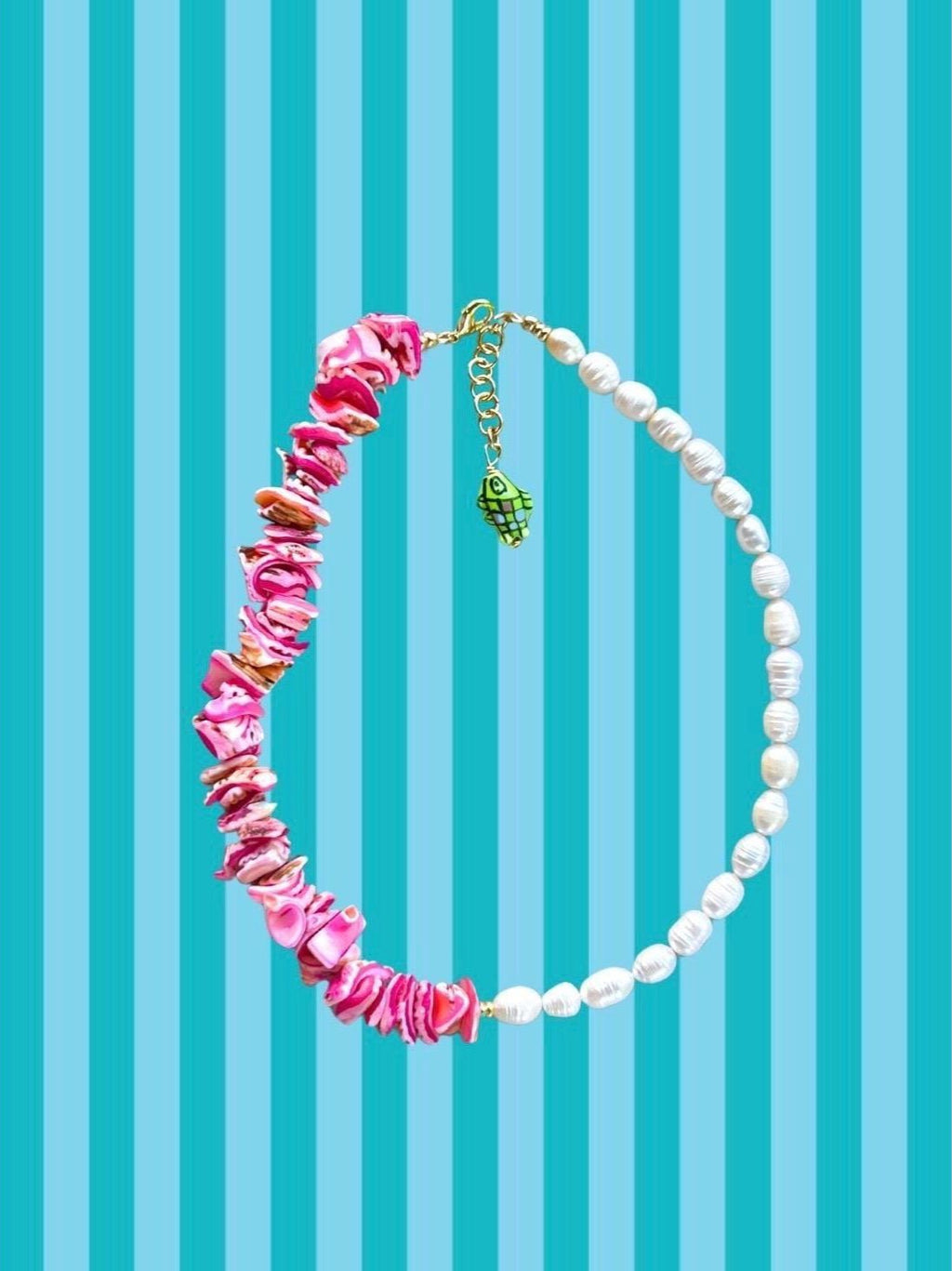 Pearly Pink Necklace