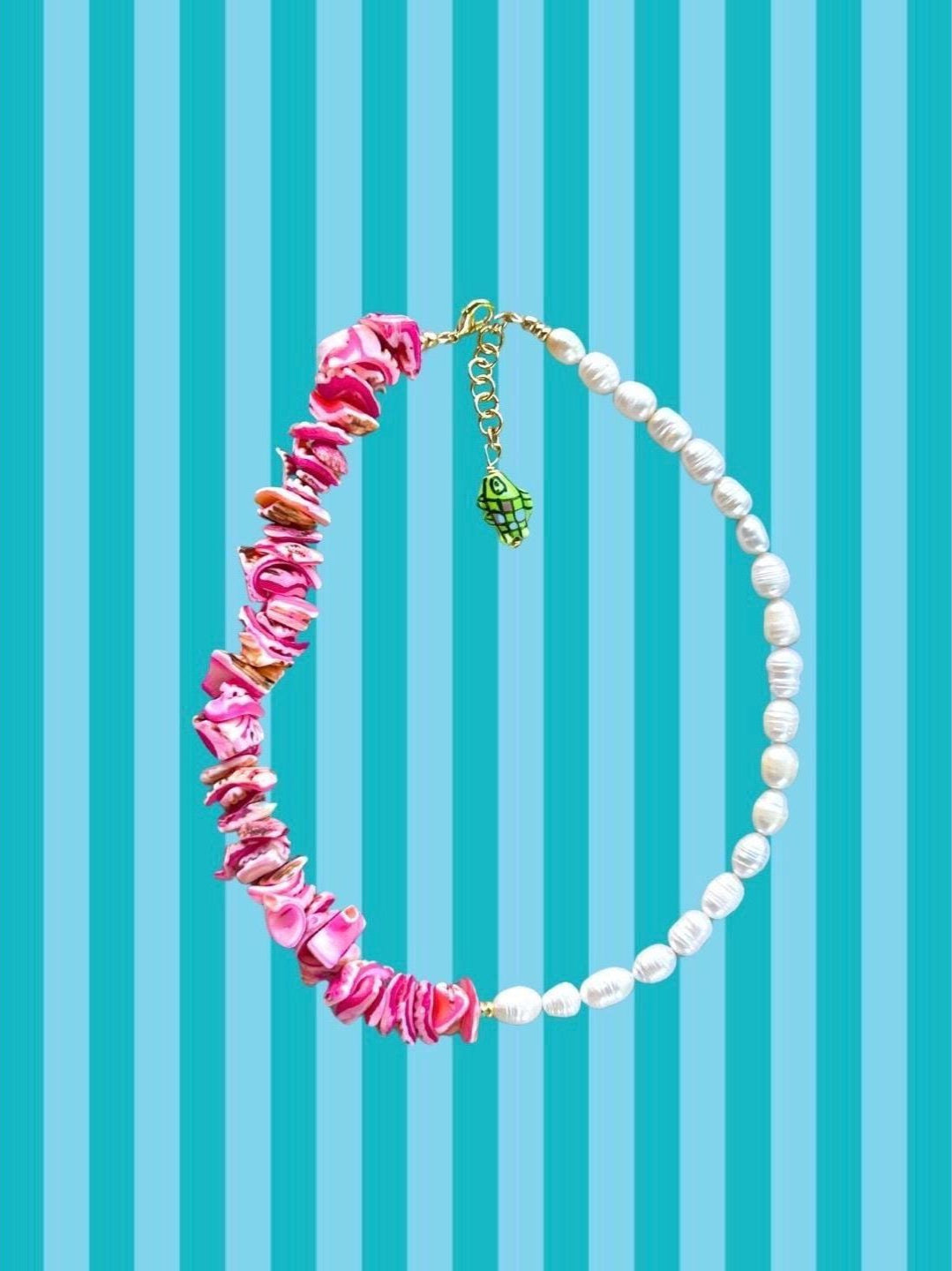 Pearly Pink Necklace