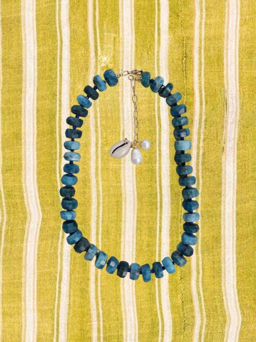 Blue Apatite Necklace